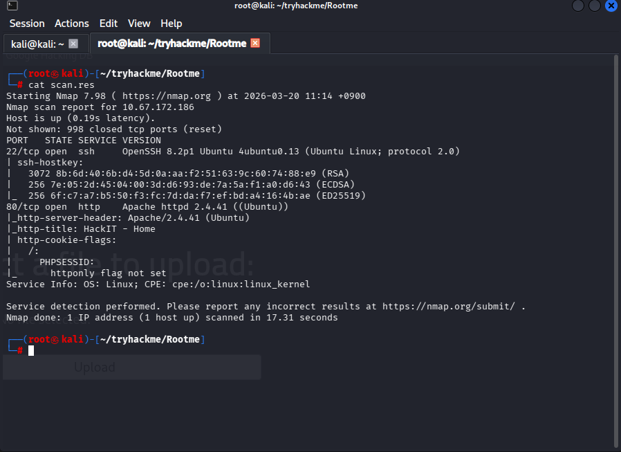 Nmap Scan Result